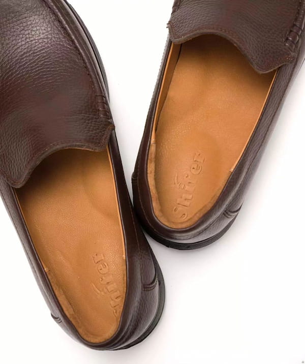 عکس-کفش روزمره مردانه چرم طبیعی قهوه ای