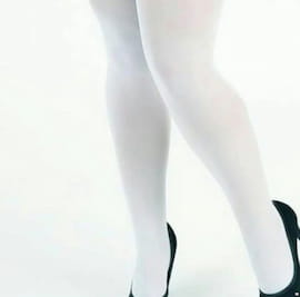 جوراب شلواری زنانه سفید