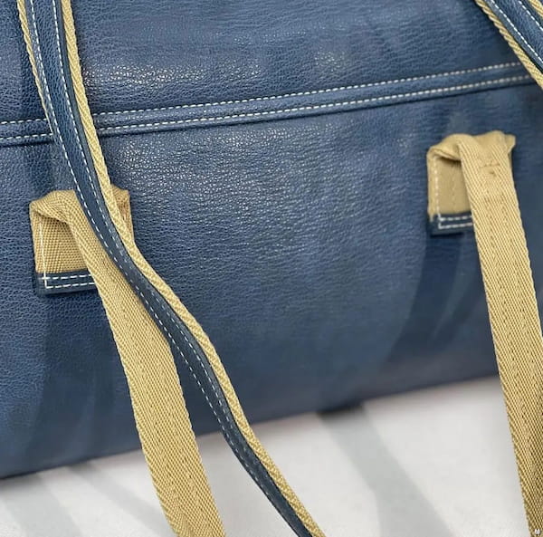 عکس-کیف زنانه چرم آبی