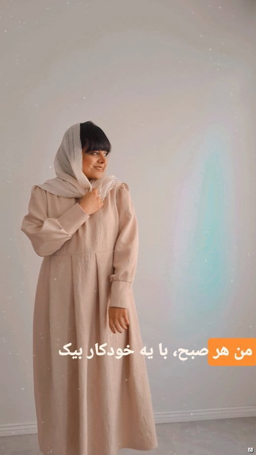 عکس-پیراهن زنانه کتان