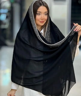 شال زنانه کرپ