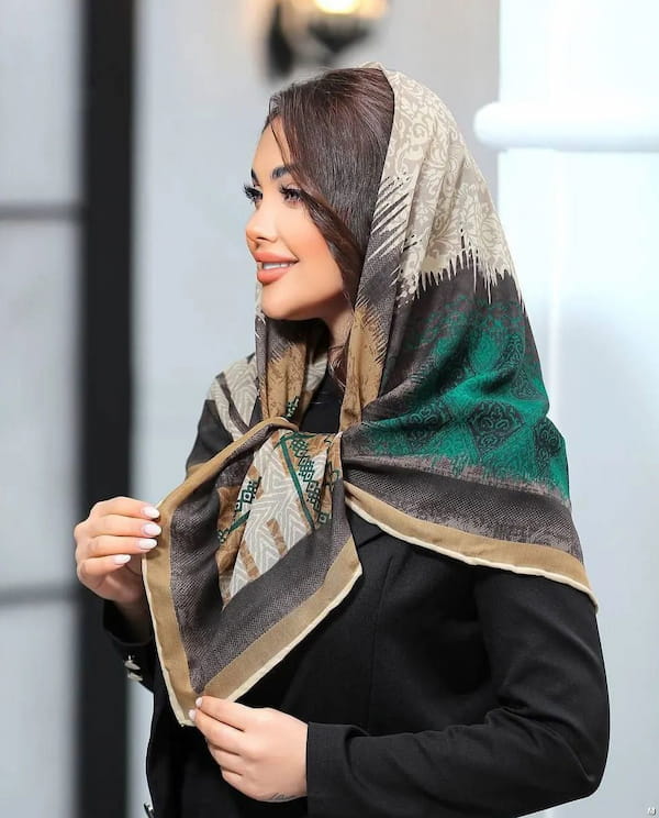 عکس-روسری زنانه نخی