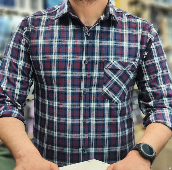عکس-پیراهن اسپرت مردانه پشمی