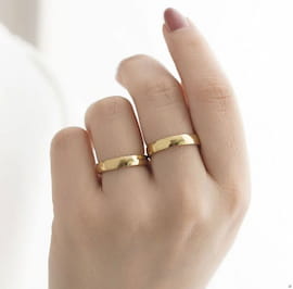 انگشتر زنانه طلا مشکی