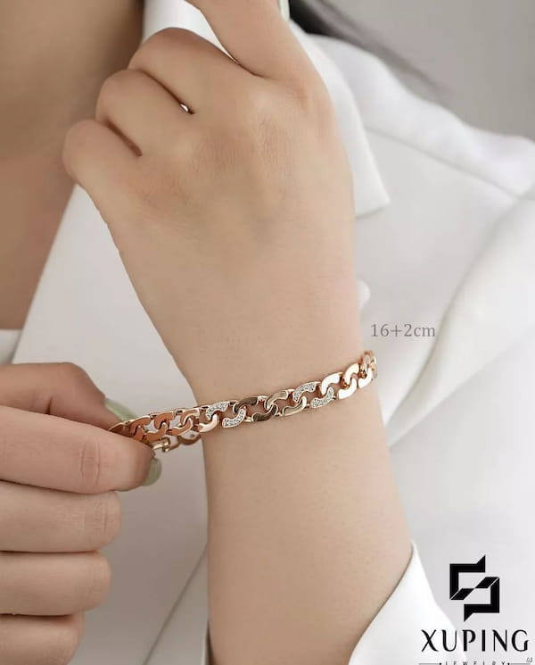 عکس-دستبند زنانه نقره ژوپینگ