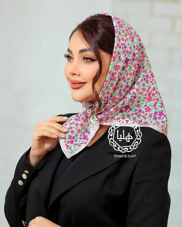 عکس-مینی اسکارف زنانه نخی