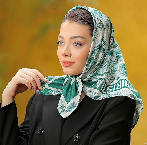 عکس-مینی اسکارف زنانه نخ