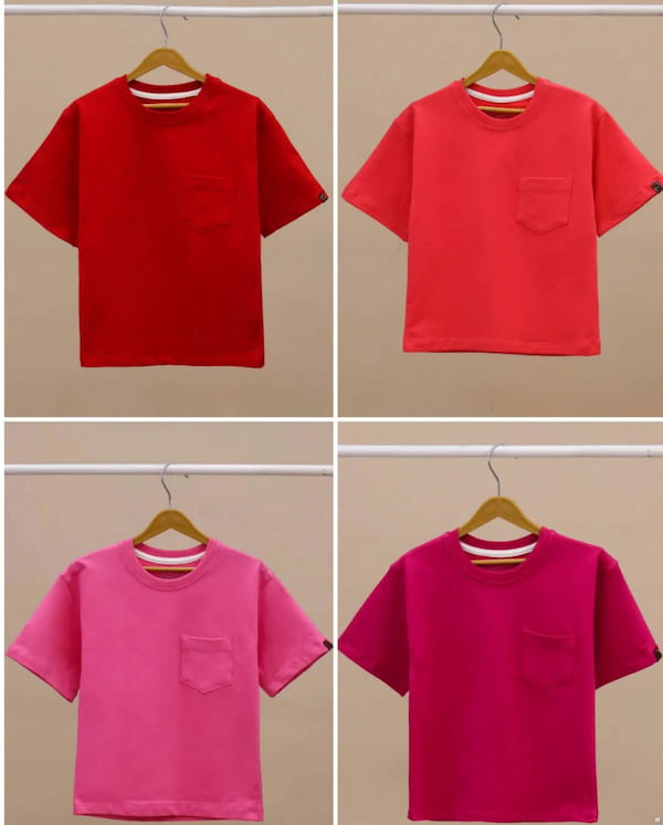 عکس-پیراهن بچگانه پنبه تیپ لاکرا