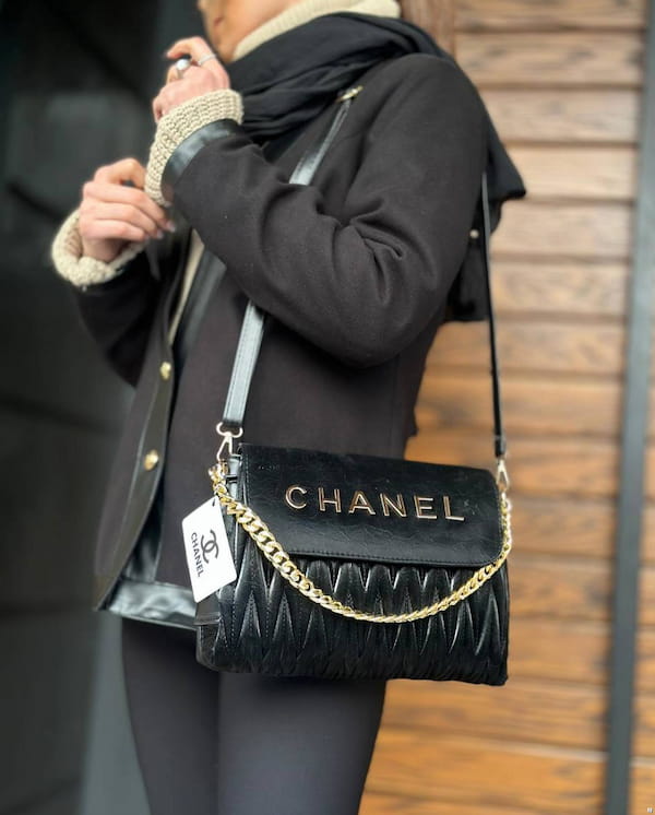 عکس-کیف زنانه چرم لویی ویتون مشکی