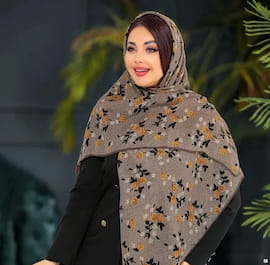 روسری بهاره زنانه نخی