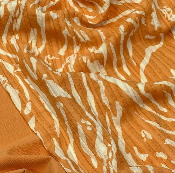 عکس-مانتو زنانه پارچه نارنجی