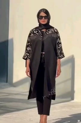 مانتو زنانه مشکی