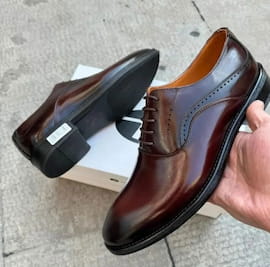 کفش رسمی مجلسی مردانه چرم طبیعی مشکی
