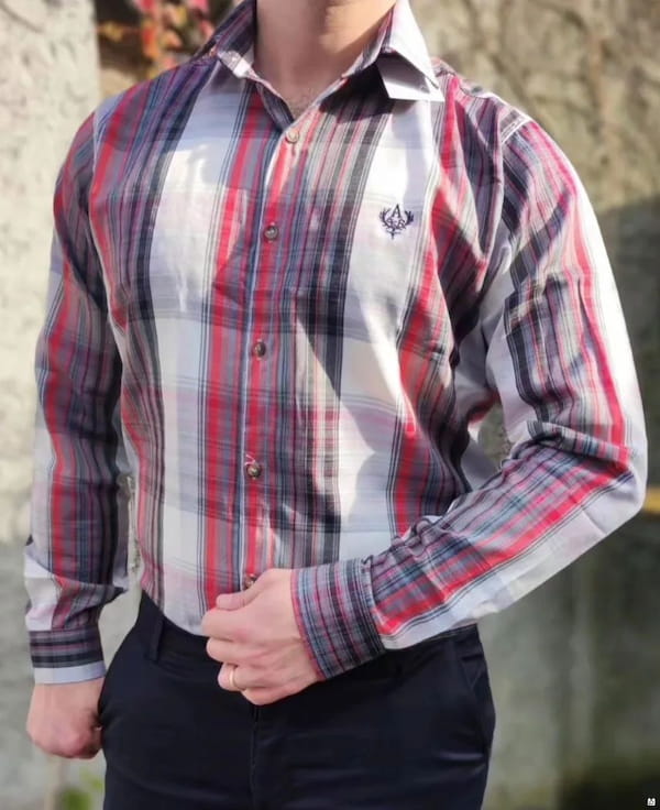 عکس-پیراهن چهارخونه مردانه پنبه