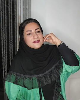 روسری زنانه کرپ حریر مشکی