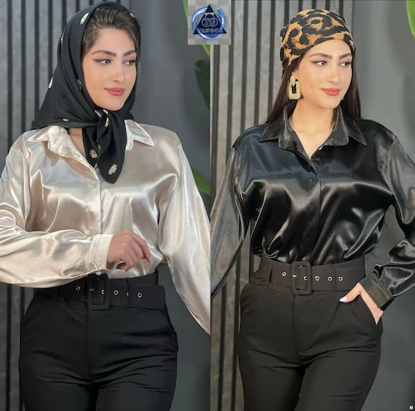 عکس-لباس مجلسی زنانه ساتن مشکی