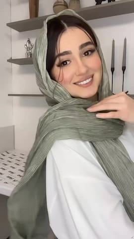 شال زنانه ابریشم