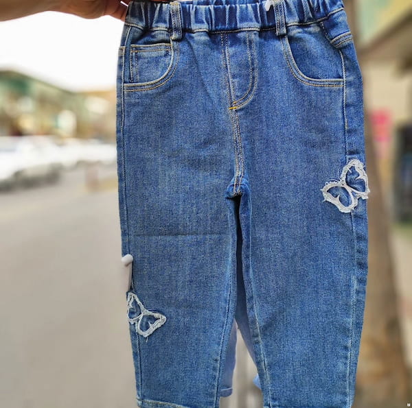 عکس-شلوار کتان بچگانه شش جیب