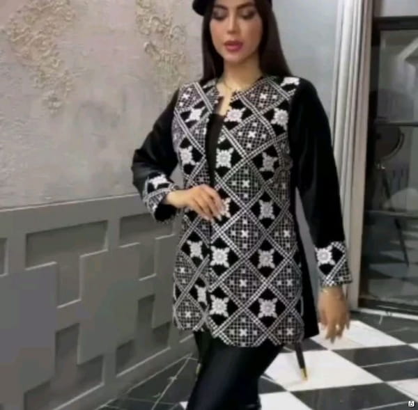 عکس-مانتو زنانه کتان