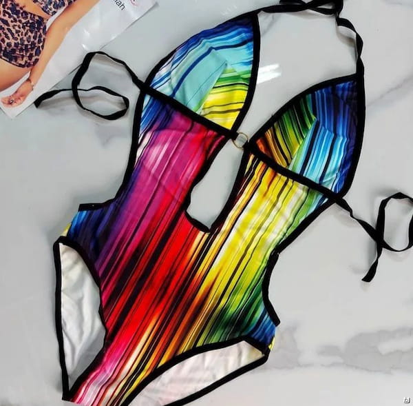 عکس-لباس شنا زنانه تک رنگ