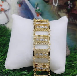 دستبند زنانه روکش طلا