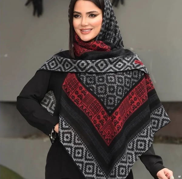 عکس-روسری زنانه نخی