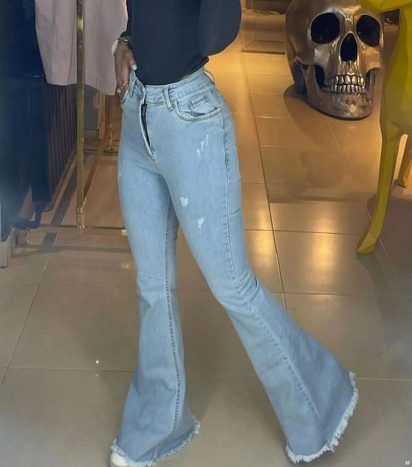 عکس-شلوار جین زنانه مشکی