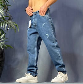 شلوار جین مردانه تک رنگ
