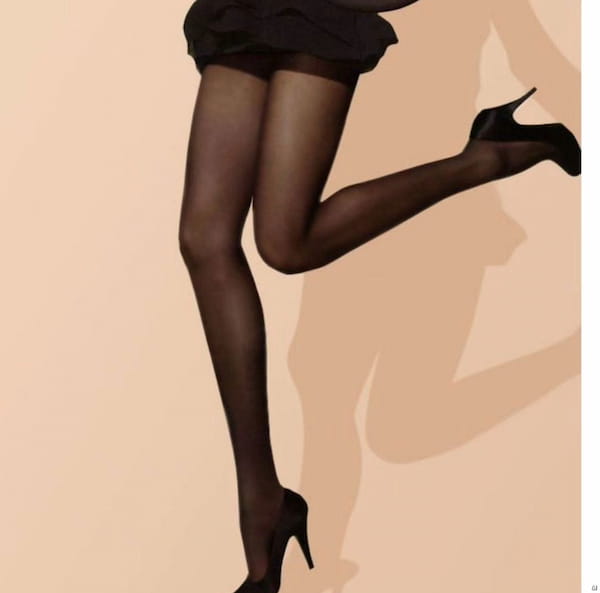 عکس-جوراب شلواری زنانه شیشه مشکی