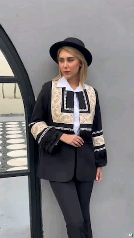 مانتو زنانه مشکی