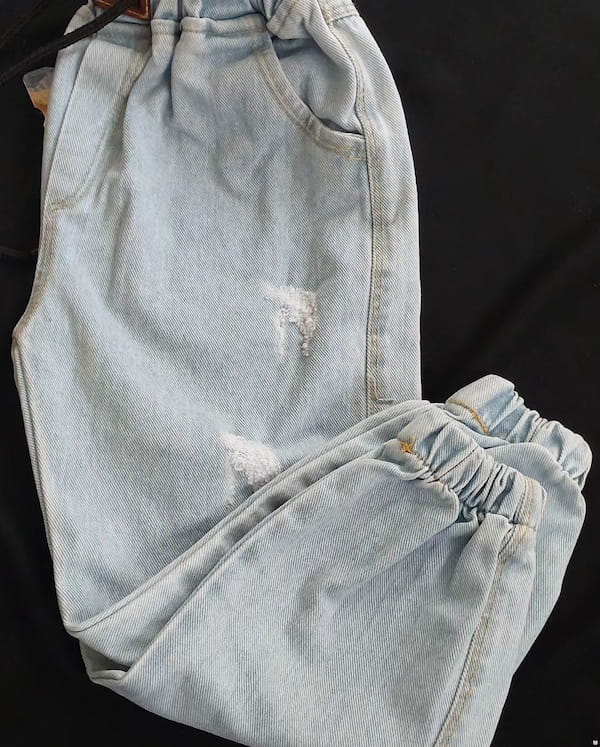 عکس-شلوار جین بچگانه دمپا یخی