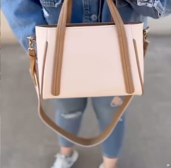 عکس-کیف زنانه چرم مصنوعی تک رنگ