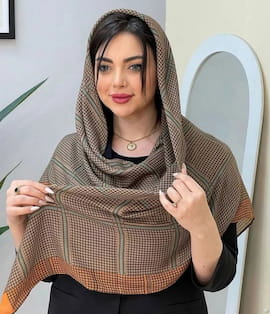 روسری زنانه نخی