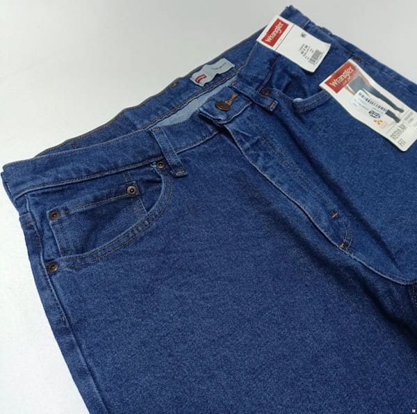 عکس-شلوار جین دمپا مردانه رنگلر آبی