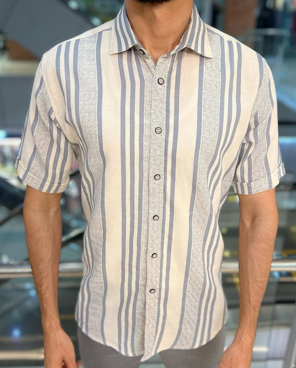 عکس-پیراهن پاییزه مردانه کنف