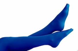جوراب شلواری زنانه آبی کاربنی