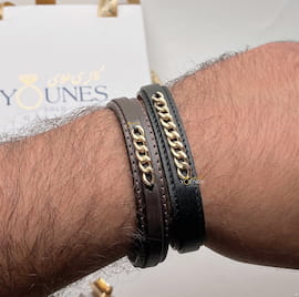 دستبند مردانه طلا کارتیه