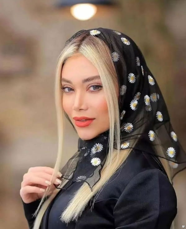 عکس-روسری زنانه تک رنگ