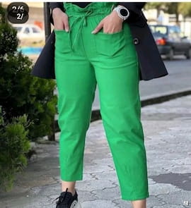 شلوار زنانه سبز