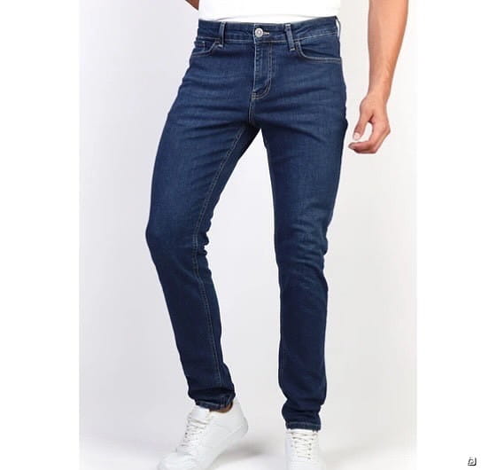 عکس-پیراهن آستین کوتاه جین مردانه لیورجی