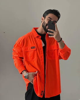 پیراهن پسرانه نارنجی