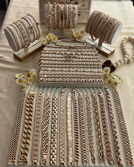 دستبند زنانه روکش طلا ژوپینگ