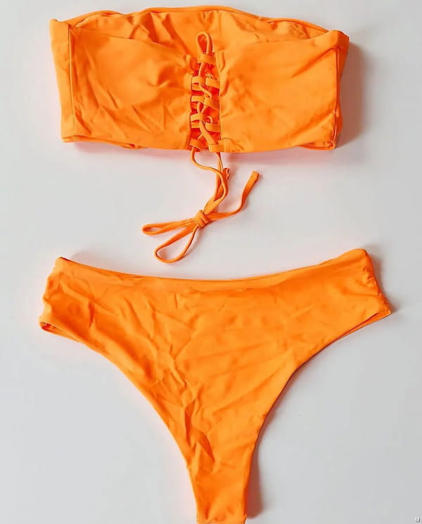 عکس-لباس شنا زنانه نارنجی