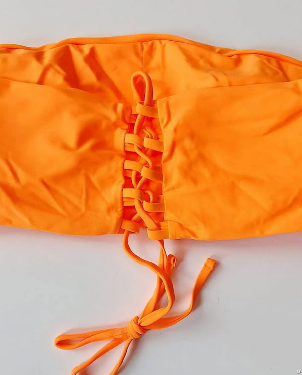 عکس-لباس شنا زنانه نارنجی