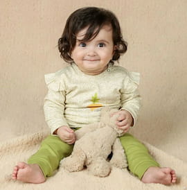 شلوار پنبه نوزادی تک رنگ