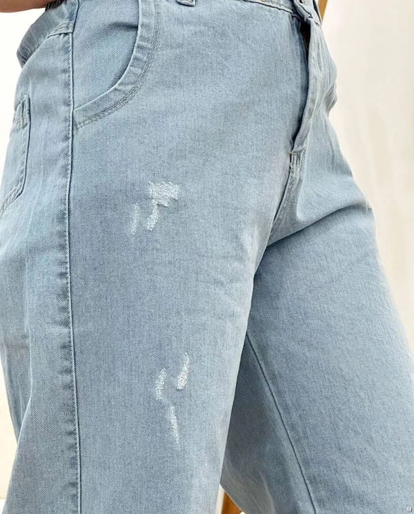 عکس-شلوار جین زنانه دمپا یخی