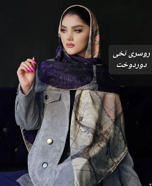 عکس-روسری زنانه نخی