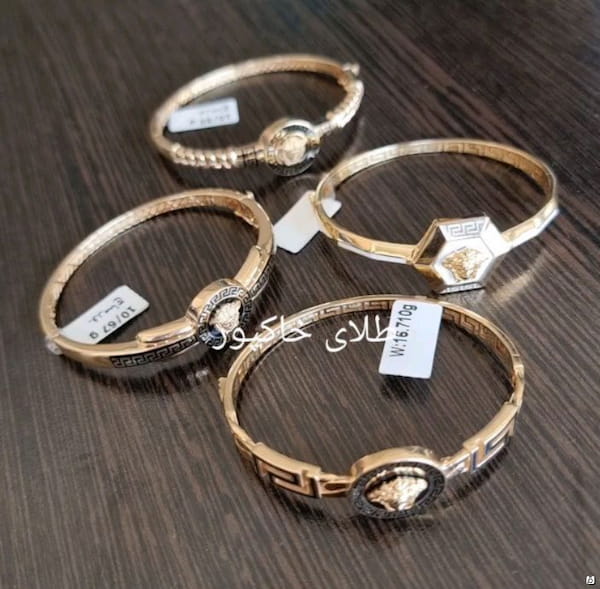 عکس-دستبند زنانه طلا ورساچه