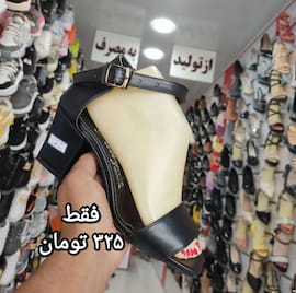 کفش کفش پاشنه دار مجلسی زنانه چرم