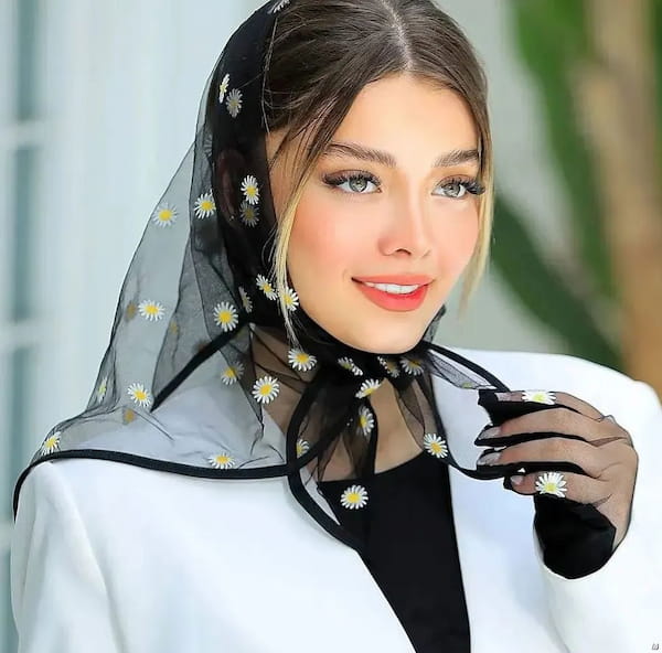 عکس-مینی اسکارف زنانه تک رنگ